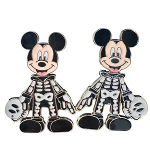👻 Disney x Baublebar Mickey Mouse Skeleton Glow in the dark earrings